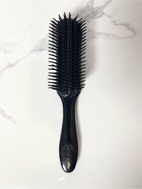 Vintage British Made Denman Hair Brush Black 8"